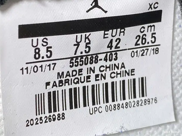 80% Off Sale Jordan OG Air Game Royal 1 555088-403 0324